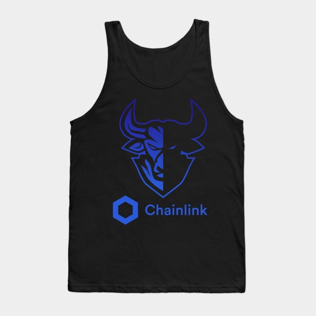 Chainlink coin Crypto coin Cryptocurrency Tank Top by JayD World